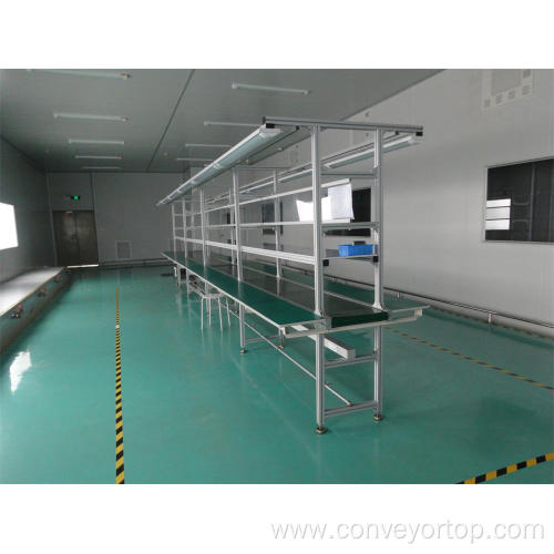 PVC Belt Conveyor Line with Long Working Bench